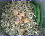 A picture of step 1 of Sprouts jaal chilla.