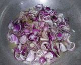A picture of step 1 of Gobhi chicken.