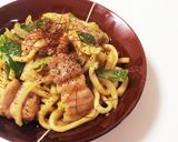 A picture of step 8 of Vegetable-Packed Yaki Udon.