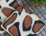 Foto langkah ke 14 dari resep Roti Tawar Motif Leopard (Tanpa Telur).