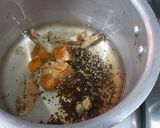 A picture of step 2 of Jaggery tea.