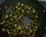 A picture of step 3 of Bhindi.