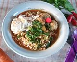 Foto langkah ke 4 dari resep Mie Kuah Pedas ala2 Ramen.
