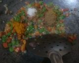 A picture of step 3 of Chak Angouba Manipuri style.