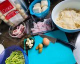 Foto langkah ke 1 dari resep Sup Tahu Isi Ikan.