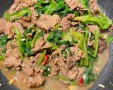菠菜沙茶牛肉的食譜步驟3照片