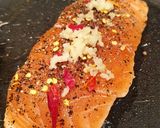 A picture of step 3 of Basic shallow fry salmon.
