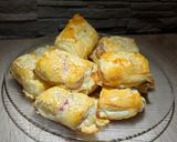 Sajtos - baconos leveles recept fázis 4 fotója