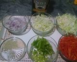 A picture of step 1 of Chinese Vegetables Cheese Sandwich.