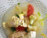 Foto langkah ke 3 dari resep Sup Tofu Kembang Kol.