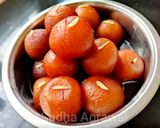 मावा गुलाब जामुन (mawa gulab jamun recipe in Hindi) रेसिपी चरण 6 फोटो