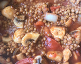 Foto del paso 3 de la receta: Lentejas (de bote) con champiñones 🍄