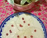 A picture of step 5 of Nolen Gurer Chitai Dudh Pithe.