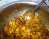 A picture of step 5 of Bedmi Poori and Aloo Sabzi.