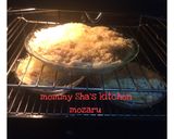Foto langkah ke 6 dari resep Bake rice cheese (Mozaru) with chicken katsu.