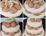 Une image de l'étape 3 de Pyramide de macarons poire chocolat.