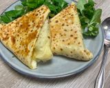 Une image de l'étape 5 de Crêpes salées à la raclette et chorizo façon samoussa.