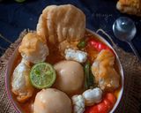 Foto langkah ke 4 dari resep Seblak Bakso Aci.
