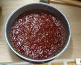 Csokoládés eperlekváros sajttorta (sütés nélkül) recept fázis 3 fotója
