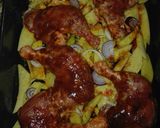 Tepsis csirkecomb krumplival recept fázis 3 fotója
