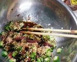 A picture of step 4 of Easy Chilled Pork Shabu Salad with Okra and Umeboshi.