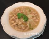 青蒜馬鈴薯豆子義麵湯的食譜步驟7照片