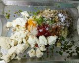A picture of step 1 of Aloo pudina ke cheese parathe.