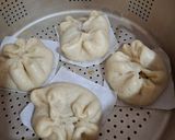 Foto langkah ke 9 dari resep Bakpao (No Mixer) Isi Ayam Kecap.