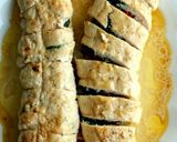Foto del paso 5 de la receta: Rollos de pollo rellenos de verduras al horno💋✨