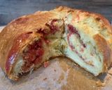 Une image de l'étape 16 de Brioche aux pralines roses.