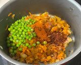 A picture of step 2 of Street style fried rice.