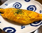 A picture of step 8 of Japanese Egg wrapped Fried Noodle(Omu Yakisoba).