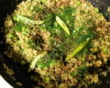 A picture of step 9 of Green Soya Keema.