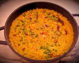 Foto del paso 4 de la receta: Arroz con zamburiñas y langostinos al horno