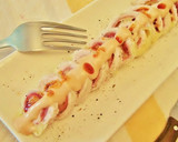 Foto del paso 2 de la receta: Fiambre de Pollo relleno de Jamón Ibérico y Queso