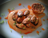 Foto del paso 4 de la receta: Mejillones al vapor con mayonesa escabechada