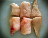 Foto del paso 1 de la receta: Lasaña de gambas y rape