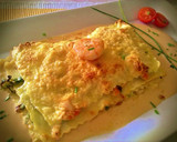 Foto del paso 6 de la receta: Lasaña de gambas y rape