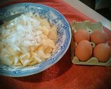 Foto del paso 1 de la receta: Tortilla de Patatas, Calabacín y Champiñones