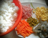 Foto del paso 4 de la receta: Pollo con Almendras con Arroz frito.