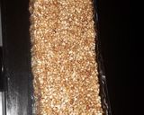 A picture of step 3 of Amaranth chikki.