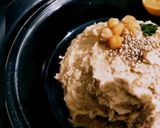 A picture of step 4 of Hummus dip.