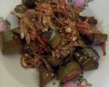 Foto langkah ke 5 dari resep Sambal terong teri.