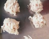 A picture of step 5 of No-Wrap Easy Microwave Shumai with Gyoza Wrappers.