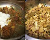 A picture of step 5 of Jackfruit and Chickpea Pulao/Pilaf/Biryani (Pressure Cooker Method).