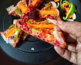 बीटरूट हेल्दी उत्तपम (beetroot uttapam recipe in marathi) रेसिपी स्टेप 4 फोटो 