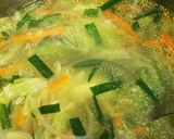 A picture of step 4 of Hearty Vegetable Salt Ramen-Style Soup.