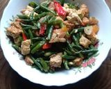 Foto langkah ke 2 dari resep Tumis kacang panjang&tempe modal 13 rb.