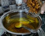 A picture of step 2 of Chickpea Sheera.