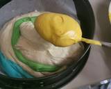 Kek marble warna warni kehidupan